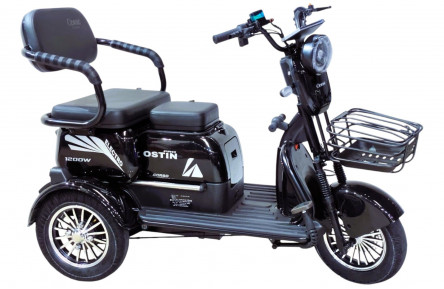 Електричний трицикл Corso Ostin Pro SN (1200Вт 72В 28Аг) 10"