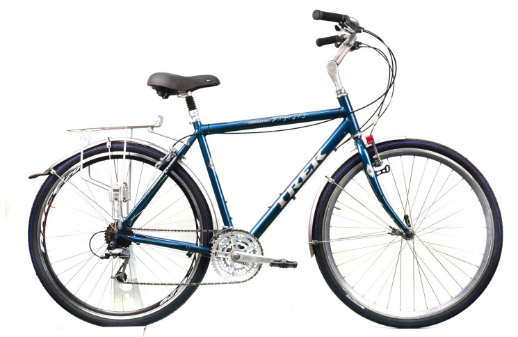 Гибридный велосипед Trek Trekking 7600 28" M синий Б/У
