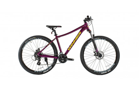 Велосипед жіночий 27.5" Winner Alpina 2022, 17", фіолетовий