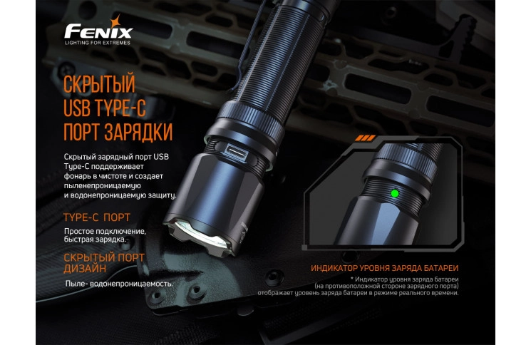 Ліхтар ручний Fenix TK20R V2.0