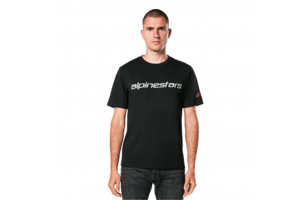 Футболка Alpinestars LINEAR WORDMARK 2.0 CSF TEE BLACK/GREY/RED, L