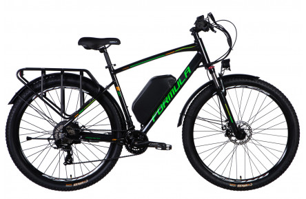 Велосипед с электроприводом 28" AL Formula eCURSOR MAN DD CS рама-20" 48B 17.5А*ч 500Вт серебристо-зеленый YS 2498-1 2025