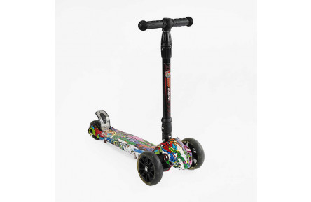 Самокат А 24718/ 7505 (8) світло, d передніх колес 14 см, d задніх колес 8 см