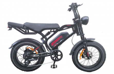 Велосипед с электроприводом 20" ST SPACE POLARIS DD FR 48B 15А*ч 1000Вт черный 2026