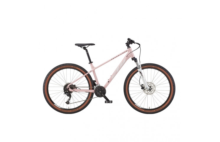 Велосипед KTM PENNY LANE 271 27.5" рама M/42, розовий (біло-розовий), 2022