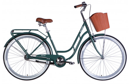 Велосипед ST 28" Dorozhnik RETRO Velosteel рама-19" зелено-сірий 2026