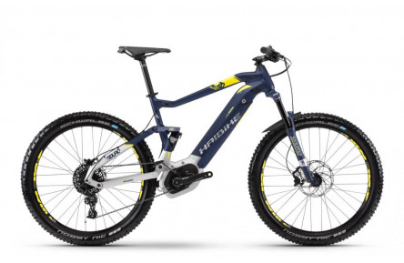 Електровелосипед Haibike SDURO FullSeven 7.0 500Wh 27,5", L, синьо-біло-жовтий, 2018