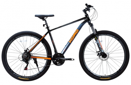 Велоcипед Corso Kord 29" KD-29765 19" чорно-сірий, обладнання Shimano 21 швидкість