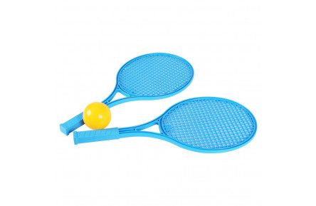 Ігровий Набір для гри в теніс ТехноК 0380TXK (2 ракетки+м'ячик)  Синій