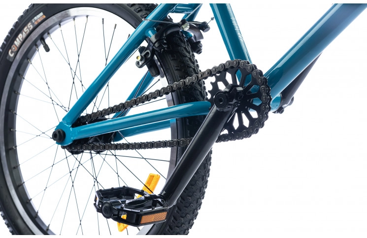 Велосипед Spirit Thunder 20", рама Uni, блакитний/глянець, 2021