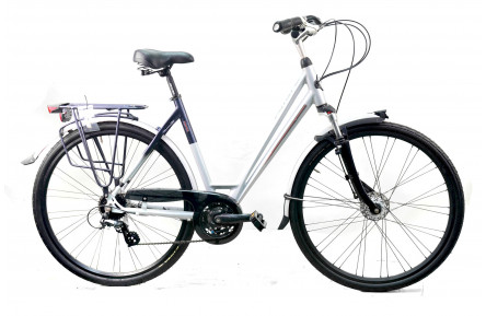 Гібридний велосипед Gazelle Allure  28" M сріблястий Б/В