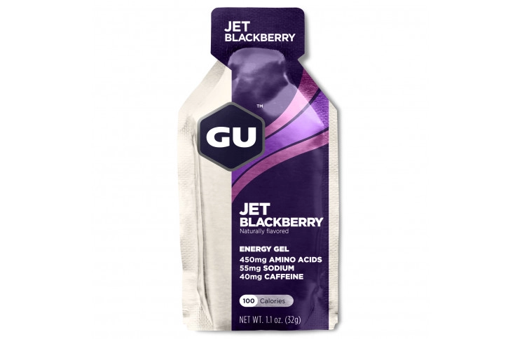 Енергетичний гель GU Energy Jet Blackberry, 32 г (40 мг кофеїну)