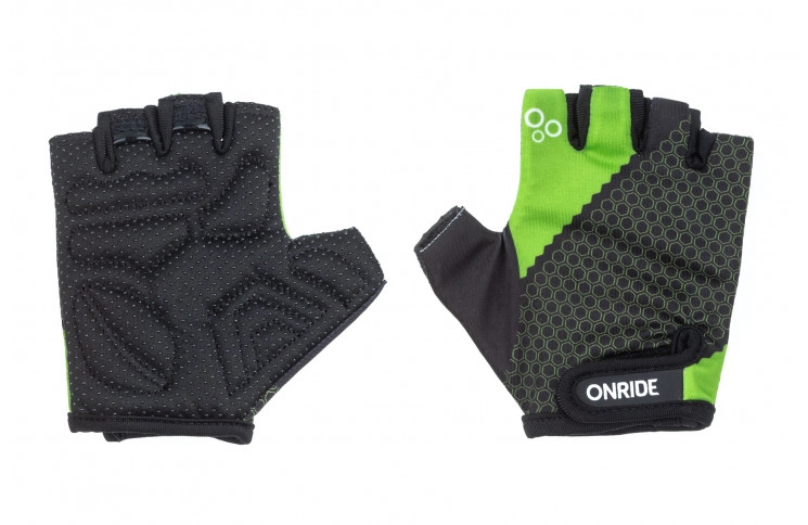Перчатки детские Onride Gem Черный-зеленый 11-12