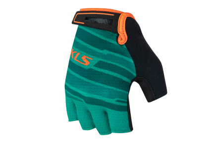 Перчатки с короткими пальцами KLS Factor 022 теплый зеленый L