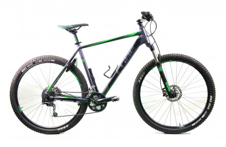 Горный велосипед Cube analog grey 29" XXL черно-зелёный Б/У