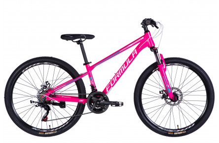 Велосипед уцененный AL 26" Formula MOTION DD FR рама-13" розово-белый 2025