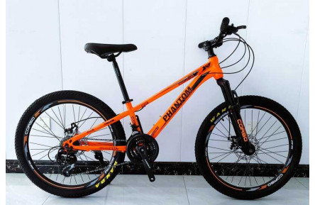 Велосипед Спортивний Corso 24" дюймів «PHANTOM» PH-26921 (1) рама сталева 11’’, обладнання Saiguan 21 швидкість, зібран на 75