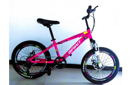 Велосипед Спортивний Corso «SPIRIT» 20" дюймів ST-40822 (1) сталева рама 11``, обладнання Shimano Revoshift RV-100, 7 швидкостей, зібран на 75