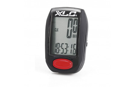 Велокомпьютер XLC BV-C07, 7 функций, черный
