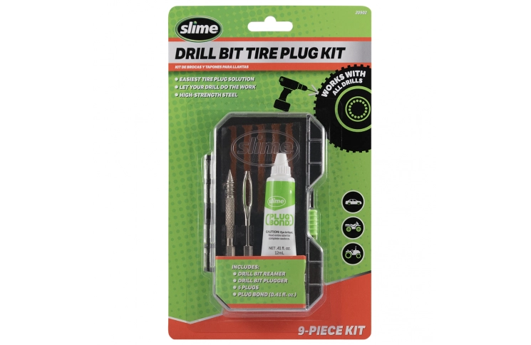 Ремкомплект для бескамерки Slime Tubeless Tire Plug Drill Bit Kit