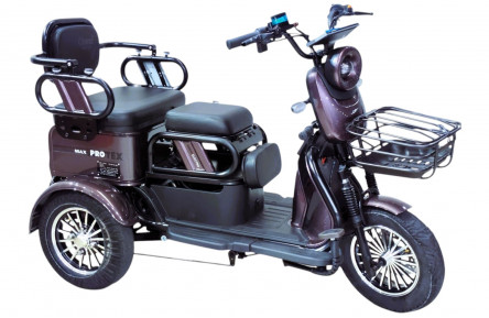 Електричний трицикл Corso PROTEX Max PX-186925 (1200Вт графеновий 72В 28Аг) 10" коричневий