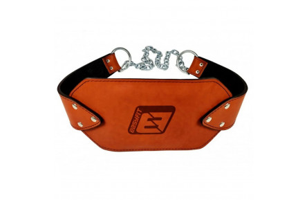 Пояс для обтяжень EasyFit EF-DBC-200-BR шкіра, до 200 кг, коричневий