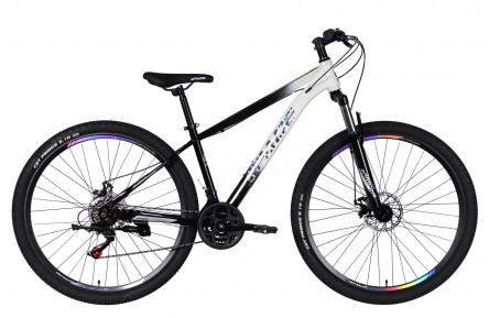 Велосипед ST 29" SPACE MARS DD FR рама-16" чорний з білим 2026