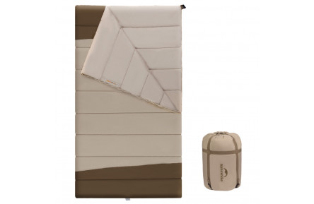 Спальний мішок двомісний Naturehike CNK2300019, коричневий