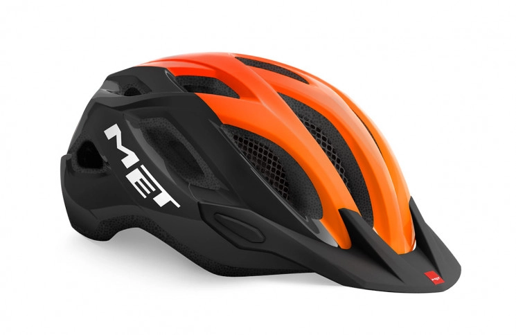 Шлем MET Crossover CE Black Orange | Glossy XL (60-64 см) 285g