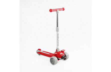 Самокат триколісний "Skyper" BS-10360 колеса PU 125х40мм зі світлом, музика та підсвічування платформи, кермо складне