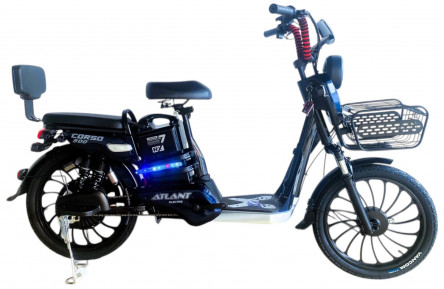 Электровелосипед Corso Atlant 20" TL-46801 (800Вт 48В 20Ач) черно-синий