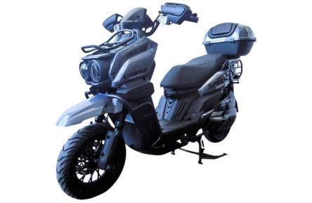 Электрический мопед Corso Special RS SP-612558 (2999Вт литий-железо-фосфатный 72В 50Ач) 12" серый