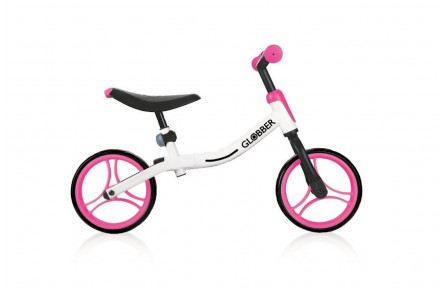 Биговел (самокат) GLOBBER серии GO BIKE, белый/красный, до 20кг, 2+, 2 цв. 230мм