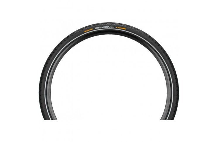 Покришка Continental RIDE Tour Reflex, 28", 700 x 35C, 28 x 1 3/8 x 1 5/8, 37-622, Wire, ExtraPuncture Belt, 690гр., чорна