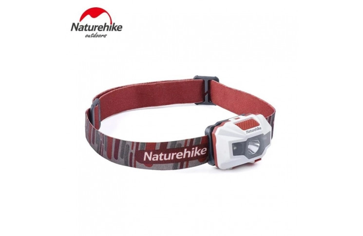 Ліхтар налобний Naturehike TD-02 NH00T002-D, біло-червоний