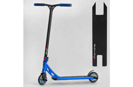 Самокат трюковий N- 12740 "Best Scooter" "Freestyle", HIC-система, ПЕГИ, алюміній, колеса PU, 120мм, кермо 58 см