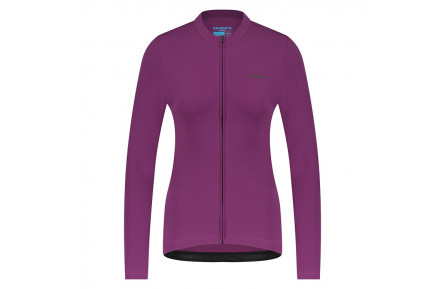 Велоджерсі жіноче Shimano Apice long sleeves утеплене, фіолетове, розм. XXS