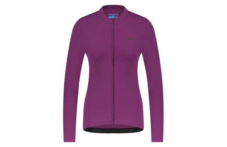 Велоджерсі жіноче Shimano Apice long sleeves утеплене, фіолетове, розм. XXS