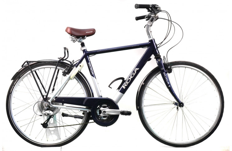 Гібридний велосипед Koga Miyata e-Deluxe 28" M синьо-сріблястий Б/В