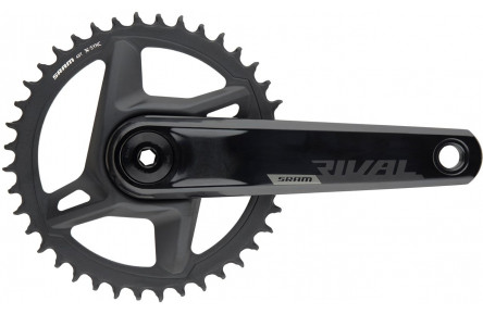 Комплект шатунов Sram RIVAL 1 DUB, 175мм, 42Т, черные (OEM)