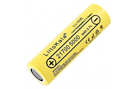 Аккумулятор LiitoKala Lii-50E 21700 5000mah battery