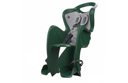 Сидіння заднє Bellelli Mr Fox Lux Relax B-fix темно-зелене із сірою підкладкою