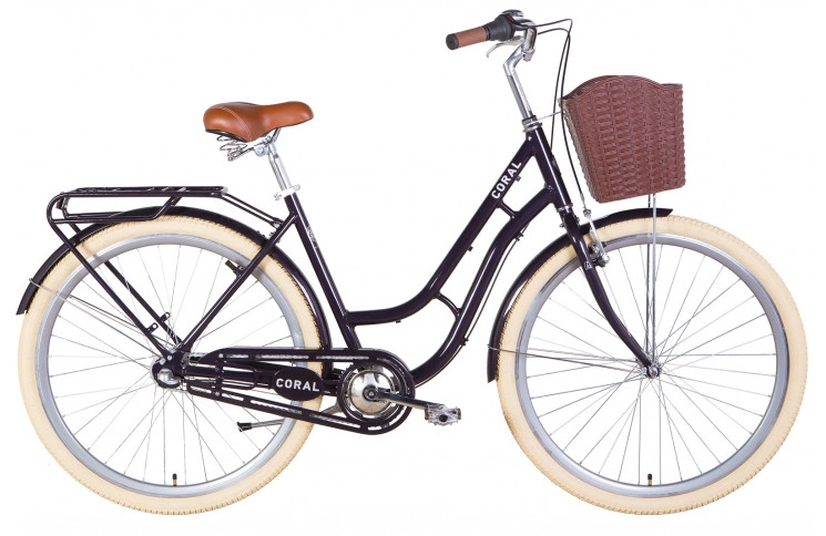 Велосипед 28" Dorozhnik CORAL PH 2022 SHIMANO NEXUS (темно-сірий)