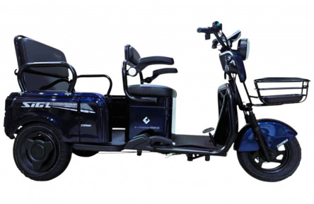 Електричний трицикл Corso Sig L SL (1200Вт літій-залізно-фосфатний 72В 24Аг) 10"
