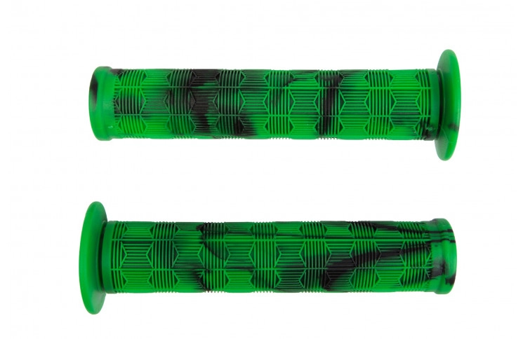 Грипсы 138мм BC-GR6407 для BMX зеленый с черным.
