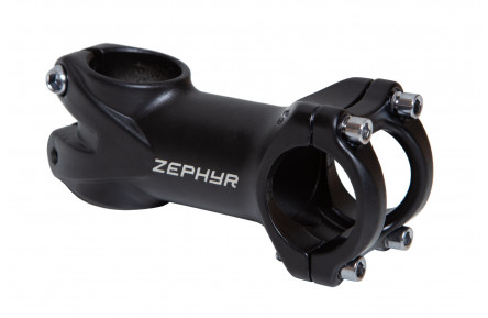 Вынос алюминиевый JIASHIHE JSH-306 logo Zephyr, 1-1/8, 31,8x80mm, черный (матовый)
