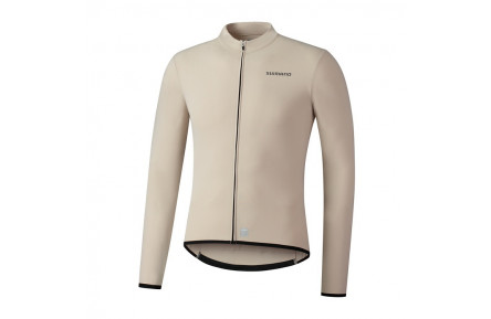 Велоджерсі жіноче Shimano Apice long sleeves утеплене, бежеве, розм. M