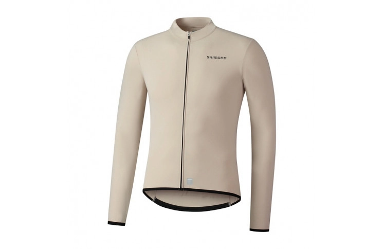 Велоджерсі жіноче Shimano Apice long sleeves утеплене, бежеве, розм. M