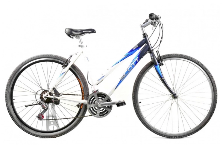 Гібридний велосипед Scott Atacana Trail 28" M біло-синій Б/В