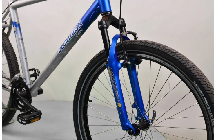Горный велосипед Decathlon Rockrider 26" XL серо-синий Б/У